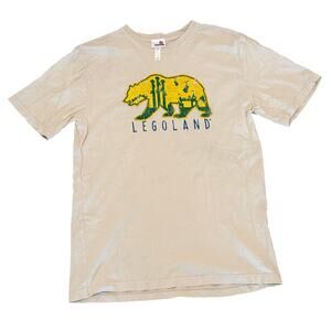 Legoland Unisex Short Sleeve T-Shirt Unisex Large Beige